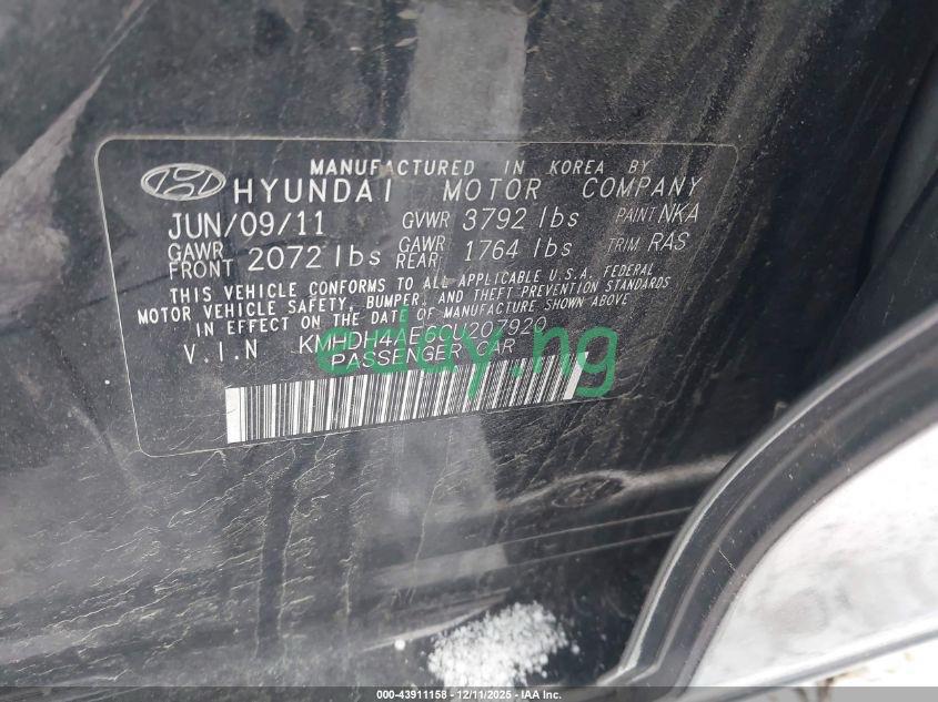 2012 Hyundai Elantra (Foreign used) - Car in USA - Image 9